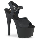 Pleaser Adore 708Ul Black Vegan Leather Platform Shoes